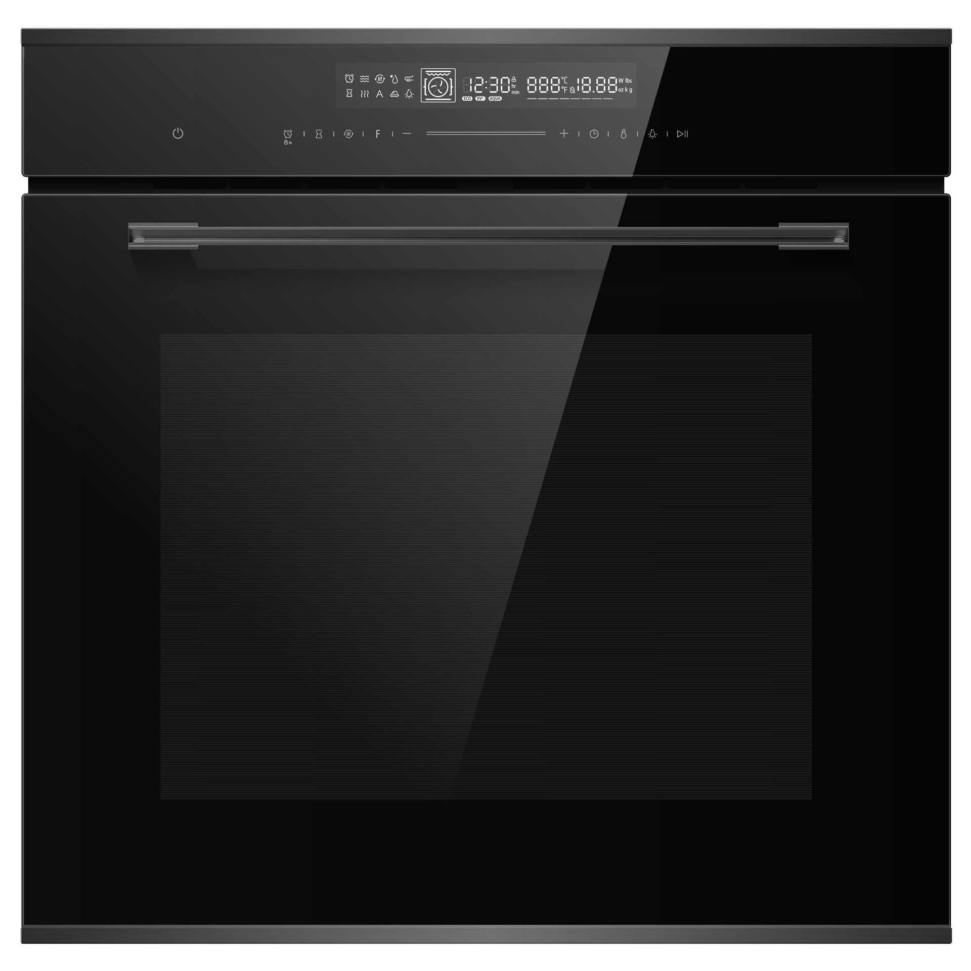 Midea Wall Oven 60cm 13 Function Black Glass Trade Depot