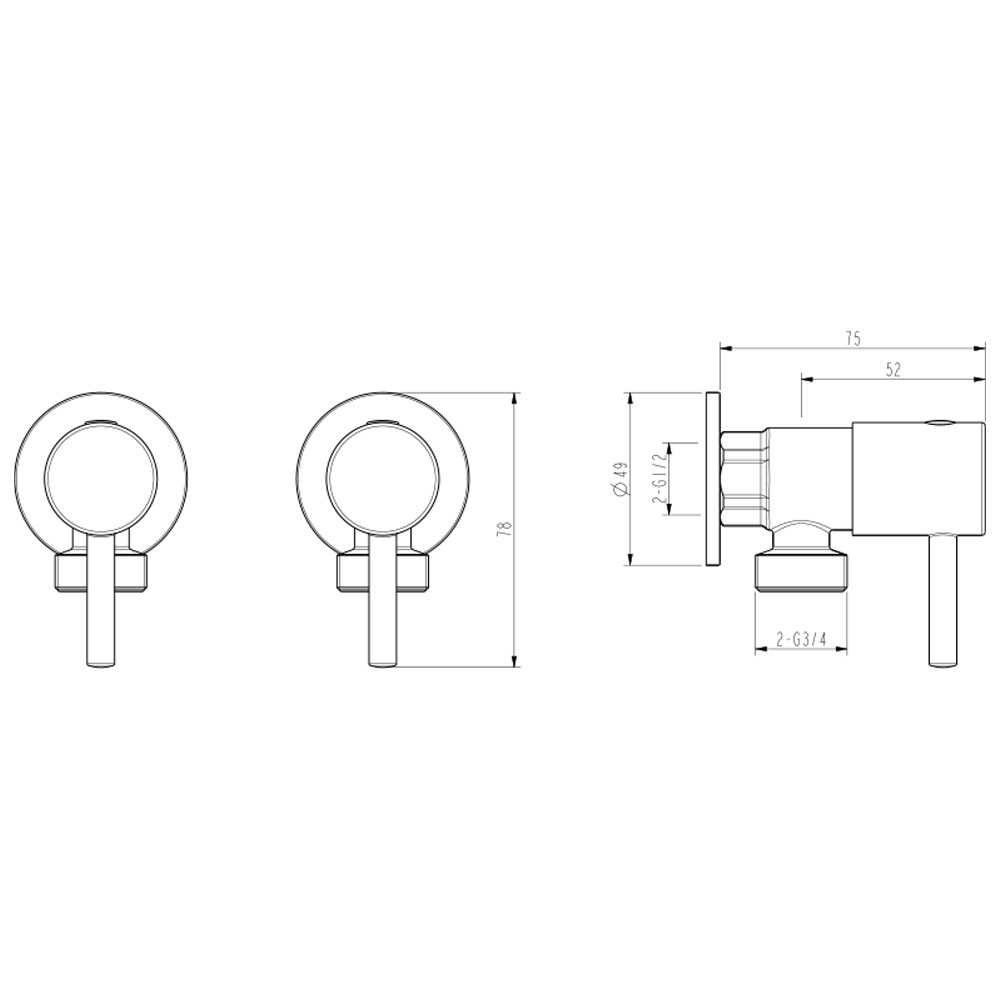 Wall Washing Machine Taps Trade Depot
