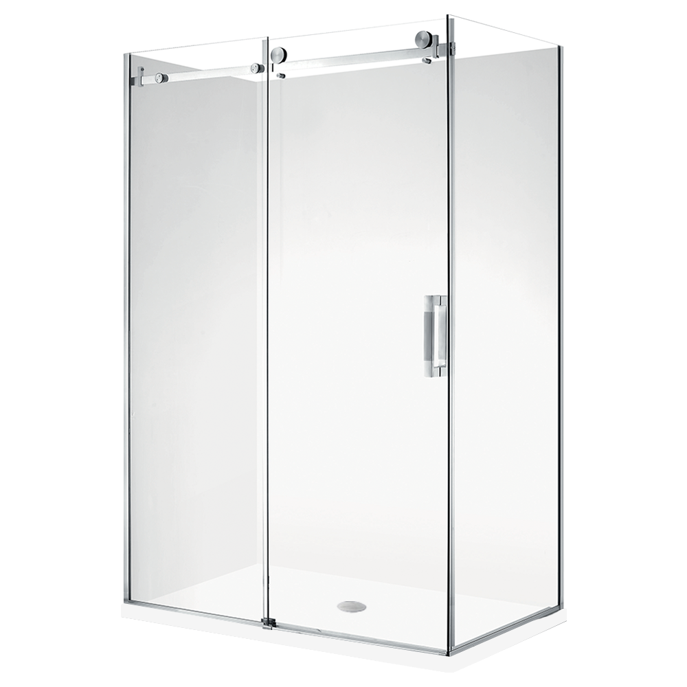 Vogue Avalon 1200x900mm Frameless Rectangle Left Hand Shower Trade Depot