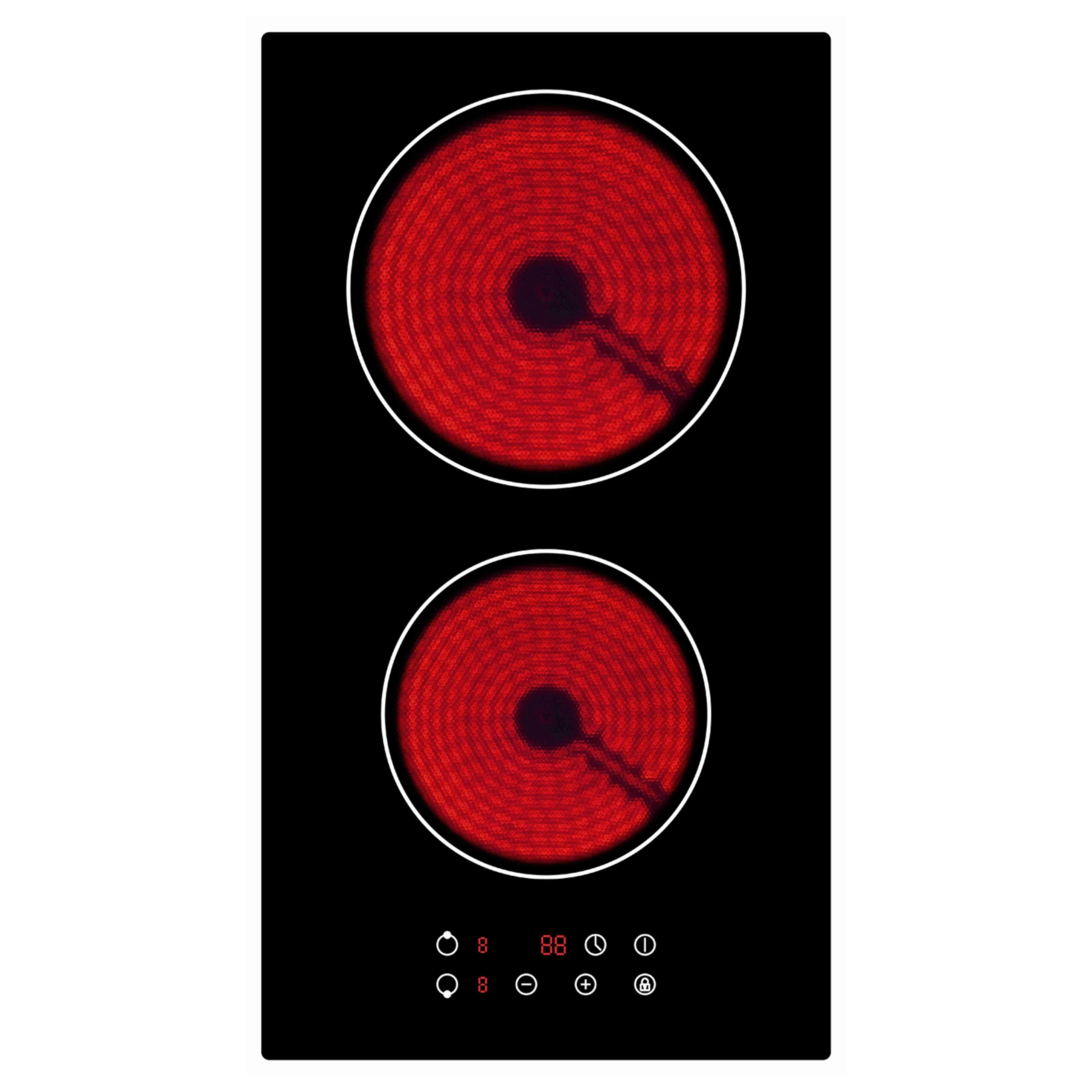 Ceramic Cooktop 2 HOB 30cm Trade Depot