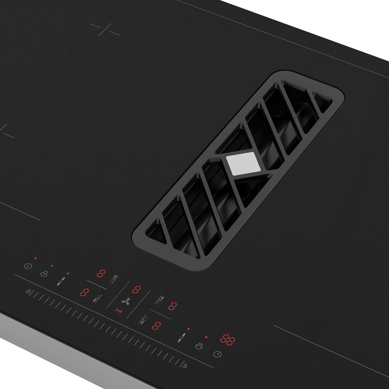 Induction Cooktop With Down-Draft Rangehood 750m³/h - 830mm - Trade Depot