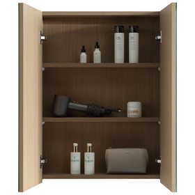 Soho Mirror Cabinet 600mm - Natural Oak