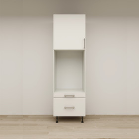 Laundry Tall Cabinet - White Woodgrain