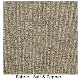 Zen Bordeaux Dining Chair Salt and Pepper - Black Legs