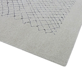 Rug White Silver - 1.6m x 2.3m