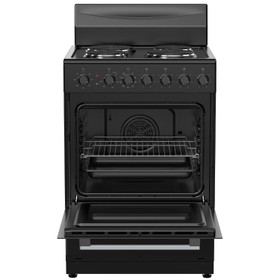 Freestanding Oven with Hotplates 60cm - Black Freestanding Oven with Hotplates 60cm - Black