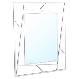 Reims Framed Mirror 1000 x 1200mm - Chrome