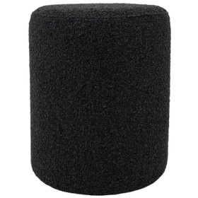 Graz Round Dark Grey Ottoman