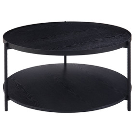 Tivoli Round Coffee Table - Matte Black