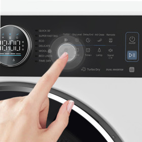 Lunar 10kg Washer & 10kg Dryer Combo - Titanium