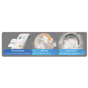 Lunar 10kg Washer & 10kg Dryer Combo - Titanium