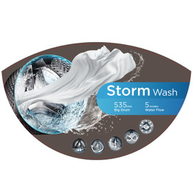 Lunar 10kg Washer & 10kg Dryer Combo - Titanium