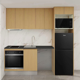 Rebon Complete Kitchen - Cabinets and Benchtop (Appliances, Sink and Tapware Sold Separately)