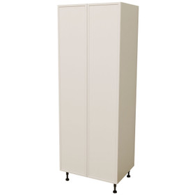 Kitchen Pantry Cabinet 600mm - Shaker White Lacquer