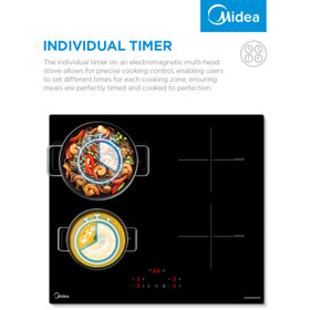 Induction Cooktop 70cm with Boost and Timer Control - Flexible Cutout Induction Cooktop 70cm with Boost and Timer Control - Flexible Cutout