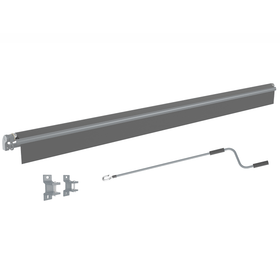 Retractable Manual Awning Dark Grey - 3 x 2m Retractable Manual Awning Dark Grey - 3 x 2m