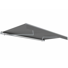 Retractable Manual Awning Dark Grey - 3 x 2m