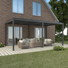 Louvre Roof Pergola 5.8m x 4m Aluminium Freestanding