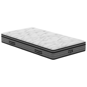Classic Single Bed Frame with Medium Plush Mattress Classic Single Bed Frame with Medium Plush Mattress