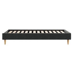 Classic Single Bed Frame with Medium Plush Mattress Classic Single Bed Frame with Medium Plush Mattress