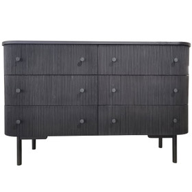 Valencia Black Oak Buffet Table - 1300mm