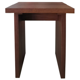 Turin Square Dark Oak Side Table