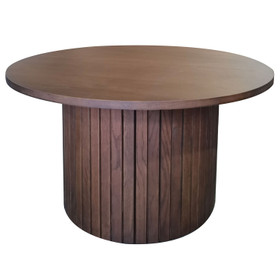 Malaga Round Dark Oak Coffee Table - 800mm