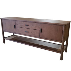 Milan Dark Oak Buffet Table - 1800mm