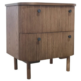 Valencia Dark Oak Bedside Table