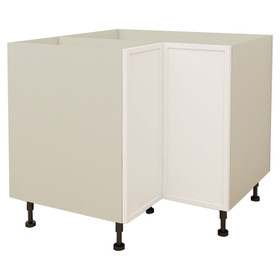 Kitchen Base Corner Cabinet 888 x 888mm - White Lacquer Kitchen Base Corner Cabinet 888 x 888mm - White Lacquer
