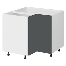 Kitchen Base Corner Cabinet 888 x 888mm - Dark Grey Kitchen Base Corner Cabinet 888 x 888mm - Dark Grey