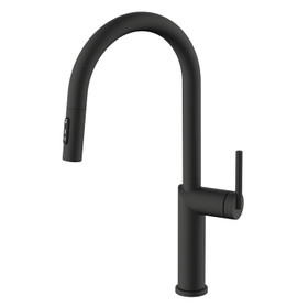 Linear Pull-Out Sink Mixer SS All Pressure - Black