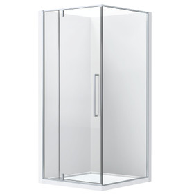 Framed 900mm Chrome Shower Door Kit Only - Square