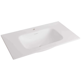 Stone Corian 800mm Vanity Top Only - Matte White