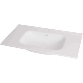 Stone Corian 800mm Vanity Top Only - Matte White