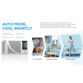 Ecotough 2.8kW Window Air Conditioner Reverse Cycle with WiFi