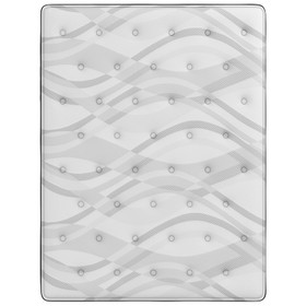 Classic King Bed Frame with Medium Plush Mattress