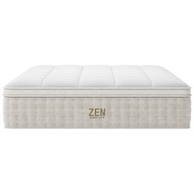 Classic Queen Bed Frame with Plush Mattress