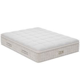 Classic Super King Bed Frame with Plush Mattress