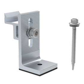 L Bracket with Click System - Chrome