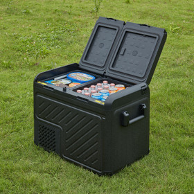 Portable Fridge or Freezer Black - 46L