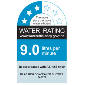 Concealed Rain Shower Set Round - Brushed Gunmetal