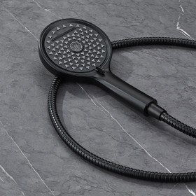 Slide Shower with Four Functions - Matte Black