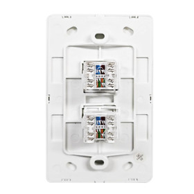 Slimline Double Data Socket - Universal