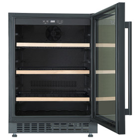 Eurotech 595mm Built In Wine Cooler 135L Black