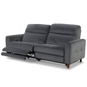 Milo 2 Seater Recliner Sofa Dark Grey