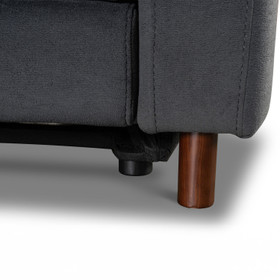 Milo 2 Seater Recliner Sofa Dark Grey