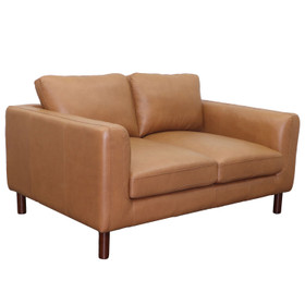 Soren 2 Seater Sofa 1520mm Tan Leather