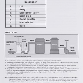 Automatic Inline Pool Chlorinator