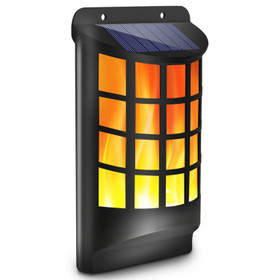 LED Solar Flame Light